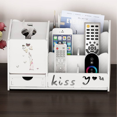 Tissue Box, Living Room, High-end Drawer Style Storage Box, Compartmentalized Remote Control, Desktop Storage Shelf, Multifunctional Paper Box_voghion.com