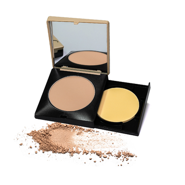 Long lasting concealer double-layer foundation make-up with powder puff makeup_voghion.com