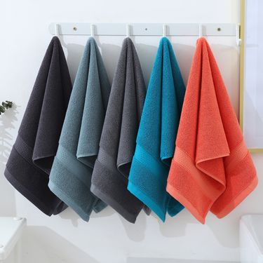 Pure Cotton Household Towel Set (6 Pieces), Including Bath Towels, Face Towels, Shower Towels And Hand Towels_voghion.com