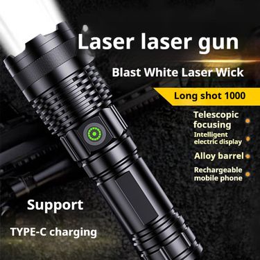 Ultra bright flashlight for charging, home outdoor long-range shooting, small mini waterproof, portable, multifunctional_voghion.com