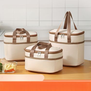 New Style Aluminum Foil Handheld Bento Thickened Lunch For Students And Office Workers Waterproof Insulated Bag_voghion.com