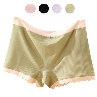 Modal Cotton Underwear For Women Boyshort Panties Full Coverage Boxer Briefs Stretch Seamless Underpant_voghion.com