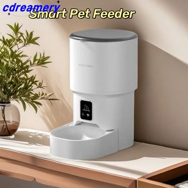 Automatic Pet Feeder Smart Auto Dispenser With App Control For Cats And Dogs Intelligent Pet Food Dispenser Remote Control_voghion.com
