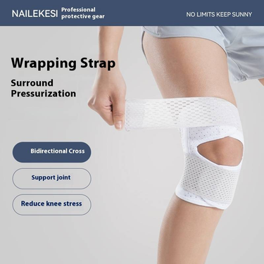 Professional Knee Brace For Men & Women - Patella Stabilizer With Adjustable Straps & Springs For Running, Hiking, Basketball_voghion.com