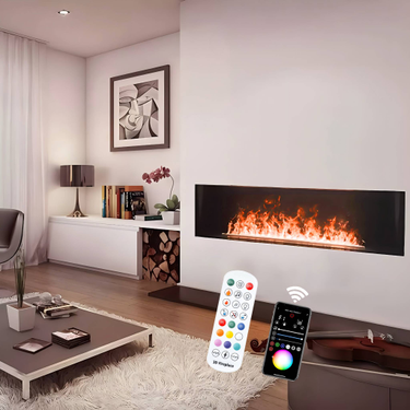 Embedded European Style Fireplace Electronic Decoration Simulation Thermal Power Fireplace Core Atomization Simulation Fireplace_voghion.com