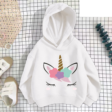 Kid's Clothing Girls hooded sweatshirt children's stylish hoodie autumn and winter fashion outerwear cartoon jacket children's clothing trend_voghion.com