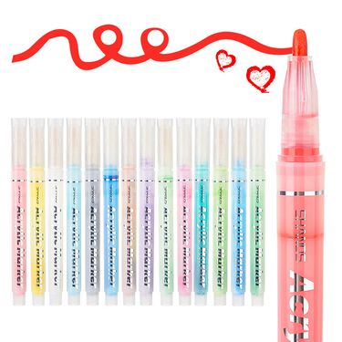 24-Color Acrylic Paint Markers Set - Waterproof, Quick-Drying, Vibrant Colors For DIY Art, Graffiti, Sketching & School Supplies_voghion.com