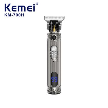 Kemei KM-700H Rechargeable Clippers Mens Clipper New LED Battery Display Electric Hair Trimmer_voghion.com