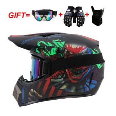 Electric Helmet Kart Light Off-road Helmet Mountain Downhill Full Helmet_voghion.com