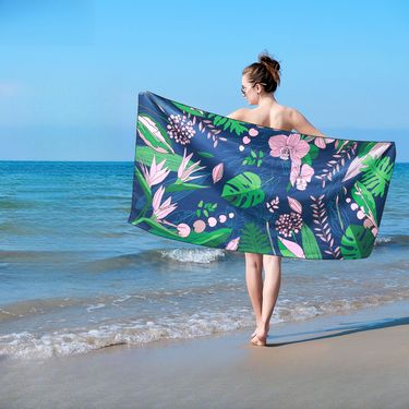 Double-Sided Fleece Quick-Dry Water-Absorbent Microfiber Beach Swimming Towel Plus_voghion.com