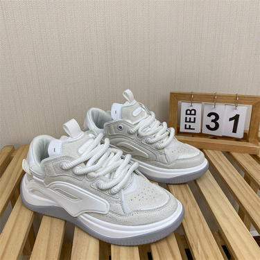 Niche Bread For Women 2023 Spring And Autumn New Couple Height Increasing White National Trend Casual Sports Dad Shoes_voghion.com