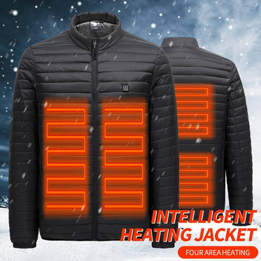 Men's Clothing outdoor smart heating warm jacket women's winter long sleeved heating cotton coat tops electric heating_voghion.com