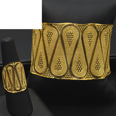 Rings open copper bracelets, non-fading jewelry bracelets, rings, fashionable European and American wedding ladies large bracelets wholesale_voghion.com