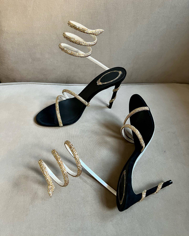 Ladies summer new diamond-embellished shallow-cut high-heeled sandals_mkmklike.com