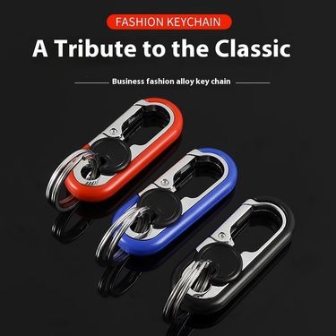 Fashionable Classic High-end Men's Business Car Keychain Metal Zinc Alloy Multifunctional New Exquisite Waist Hanging_voghion.com