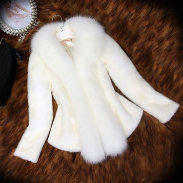 Women's Clothing mink coat fur collar slim fit women_voghion.com
