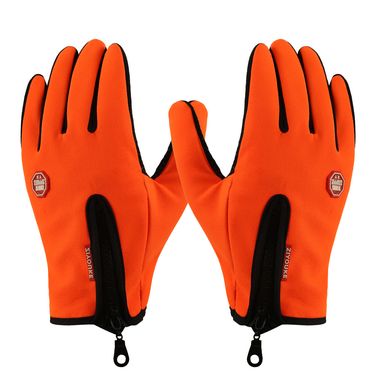 Cycling full finger touch screen outdoor velvet thickened anti slip sports gloves, warm hiking and skiing gloves_voghion.com