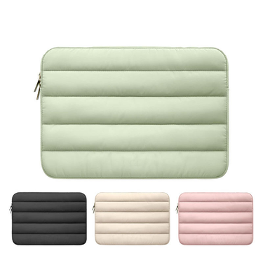 Soft puff computer bag 13 inch puffy liner bag fashionable iPad pillow computer bag men and women_voghion.com