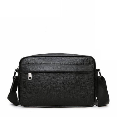 Men's Bags New Style Of Genuine Leather Casual Fashion Postman Shoulder Bag Trendy Small Crossbody Bag Shoulder Men's Bag_voghion.com