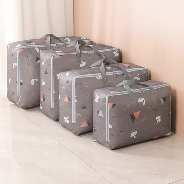 Large Oxford cloth quilt storage bag clothing organization bag thickened large capacity moving bag luggage packing bag wholesale_voghion.com
