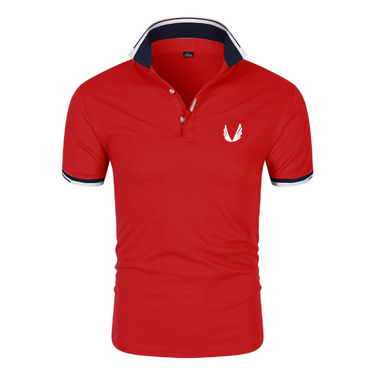 Men's Polo Shirt Lapel Trend Venom Print Men's Short-Sleeved Polo Shirt Sweatshirt_voghion.com