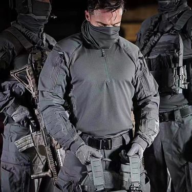 Men's Clothing Tactical Suit Men's Frogman Combat Uniform A Complete Set Of Spring And Autumn Long Sleeved Training Uniforms CS Field Training Suit_voghion.com