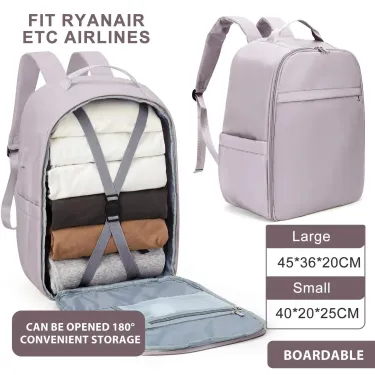 Suitable For Ryanair 40x20x25 Cabin Bag Easyjet 45x36x20 Light Aircraft Carry On Travel Backpack 250408l_voghion.com