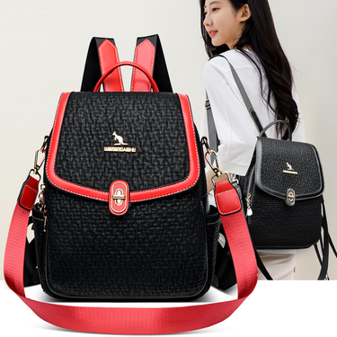 Trendy Anti-theft Backpack for Women in 2024 New Korean Version Fashionable Multi-purpose Backpack Large Capacity Travel Bag Backpack_voghion.com