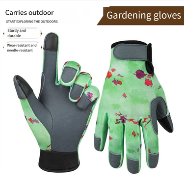 Sheepskin Gardening Gloves Planting Weeding Garden Rose Pruning Thorn Proof Leather Labor Protection Work Gloves_voghion.com