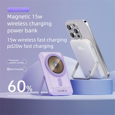 Wireless Iphone Exclusive Magnetic Charging Bank Universal New Portable Mini Mobile Power Supply 10000mAh Battery_voghion.com