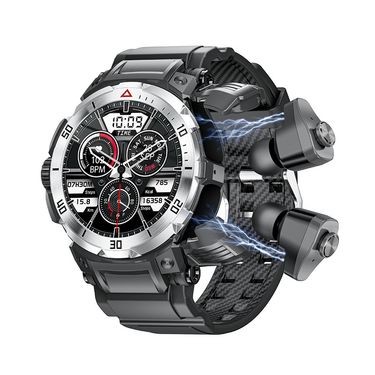 New GT100pro 2-in-1 Bluetooth Call NFC Multi Sport Health Monitoring Smartwatch_voghion.com
