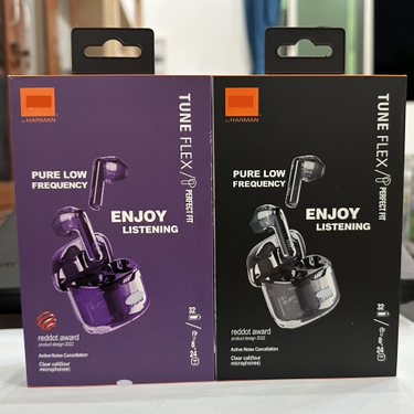 New TUNE FLEX Xiaojingdou True Wireless Bluetooth Semi transparent Noise Reduction Game Sports Earphones_voghion.com