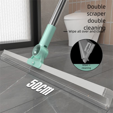 Floor Scraper Water Scraper Toilet Kitchen Bathroom Scraper Magic Tool Sweeping Hanging Floor Silicone Household Scraper Mop_voghion.com