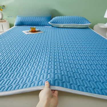 【 9863 People's Collection 】 Ice Latex Cooling Three Piece Set, Cool Silk Bed Sheet, Student Dormitory, Single_voghion.com