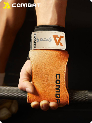 Assisted Belt Deadlift Leather Fitness Glove Pull-up Horizontal Bar Training Back Grip Strength Men And Women Palm Protection Wristband_voghion.com