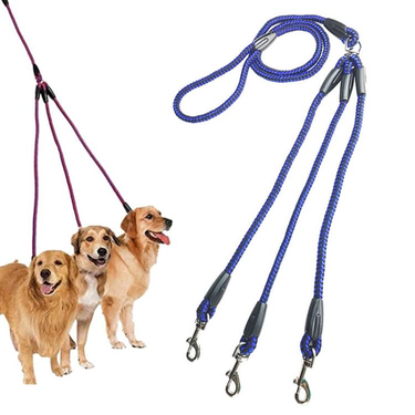 3 In 1 Leash Multi-head Dog Walking Rope_voghion.com