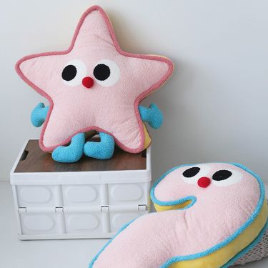 Internet Celebrities Hot Product Question Mark Star Cute Cushion Soft Neck Comfortable Home Bed Sofa Decorative Cushion Pillow_voghion.com