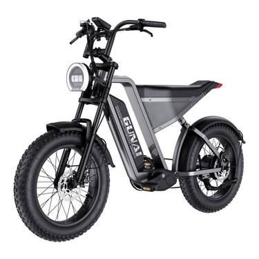 GUNAI-Y 1000W Electric Bicycle 20*4Inch Fat Tire Electric Bike 60KM/H Max Speed with 48V 18AH Removable Battery, 100KM Mileage_voghion.com