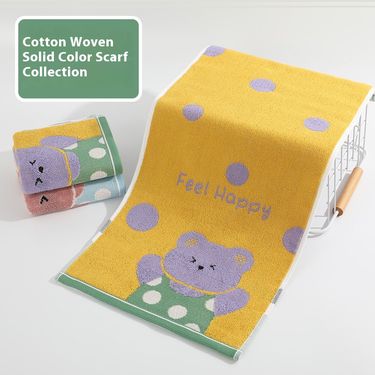 Premium Cotton Jacquard Kitchen Towels Set - Soft, Absorbent & Stylish For Everyday Use (25x50cm, Multiple Colors & Patterns)_voghion.com