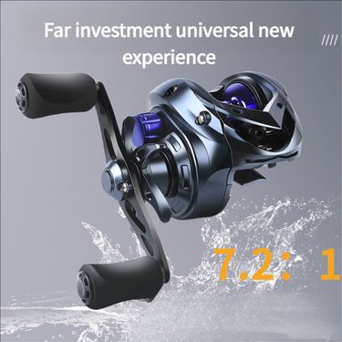 Anti-Backlash Baitcasting Reel - Ultra-Light Long-Casting Design, Ideal For Black Bass Lure Fishing & Versatile Raft Fishing_voghion.com