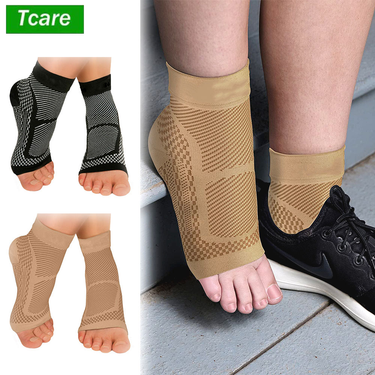 Brace Sports Ankle Compression Sleeve Plantar Fasciitis Sock for Achilles Tendonitis, Joint Pain,Reduces S_voghion.com