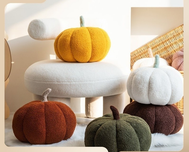 Gift creative pumpkin pillow cushion ins style Nordic sofa shaped pillow_voghion.com