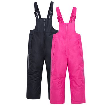 Children's ski pants with bib for small and medium sized children , windproof and waterproof_voghion.com
