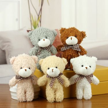 Bear Mini Teddy Cute Plush Toy Hanging Pendant Soft Stuffed Keychain Animal Gift_voghion.com