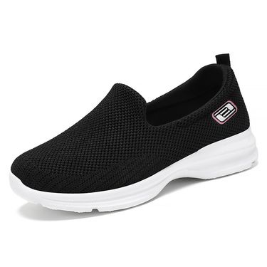 Women's shoes Breathable light comfortable casual shoes flying woven shoes_vogvips.com
