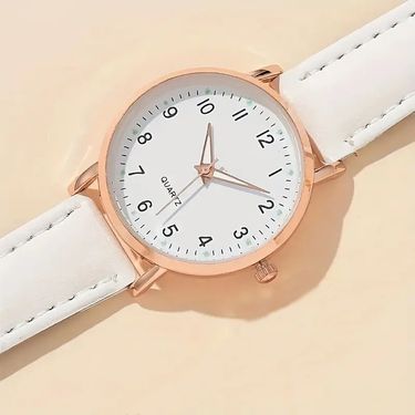 Children's Watches Students' Fashion Luminous Pointer Watch Small Fresh Matte Leather Casual Watch Simple Digital Quartz Watch_voghion.com