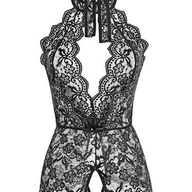 2024 Hot Selling/sexy Lace Backless Jumpsuit Fun Underwear_voghion.com