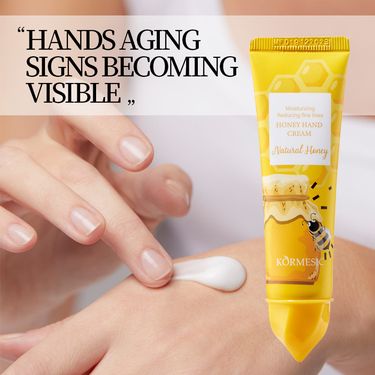 KORMESIC Honey Hand Cream Autumn And Winter Hydrating Hand Care Hand Cream 30g_voghion.com