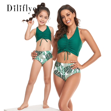 Mother&Kids Bikini Family split Swimsuit Swimsuit_voghion.com