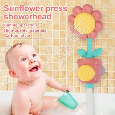 New Baby Room Toys Bath Toys Creative Children Play Water Clockwork Bath Shower_voghion.com